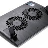 Подставка для ноутбука Deepcool Wind Pal FS,17",алюминий/пластик, 2*кулера 140 мм, черная