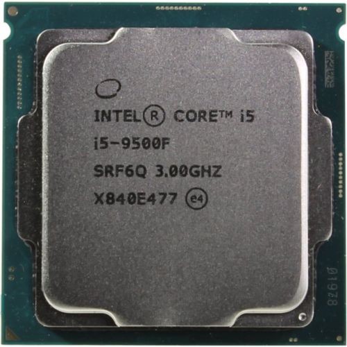 Процессор Intel Core i5 9500F 3,2 ГГц (4,4ГГц Turbo Boost) (s1151 v.2, 9Мб, без видео, 2666 МГц) Coffee Lake Box