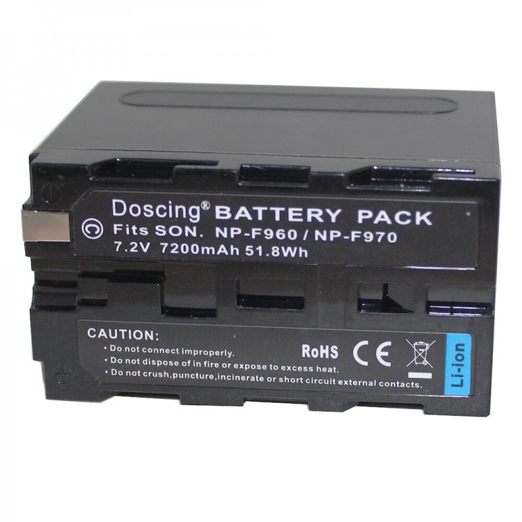 Аккумуляторный блок Doscing NP-F960/970,7.2В/7200мАч,для Sony CCD/DCR
