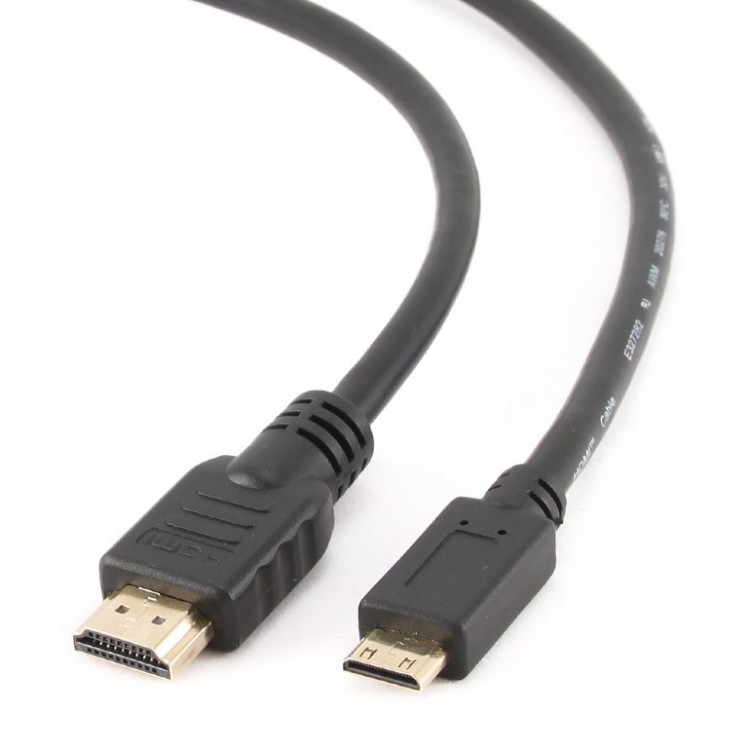 Кабель HDMI-mini HDMI,1.8м,Cablexpert CC-HDMI4C-6,черный,пакет