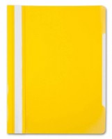 Скоросшиватель пластик. А4 жёлтый, 180мкм, с прозр. верхом (ASp_04105,PS20yel)