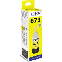 Чернила Epson 673, цвет желтый(yellow), для Epson L800/1800, 70мл.