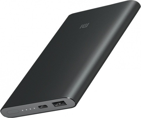 Внешний аккумулятор Xiaomi Mi Power Bank 2 10000мАч, черный, rtl
