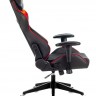 Кресло геймерское Бюрократ VIKING 4 AERO RED, черное/красное, искусственная кожа/ткань/искусственная кожа/ткань