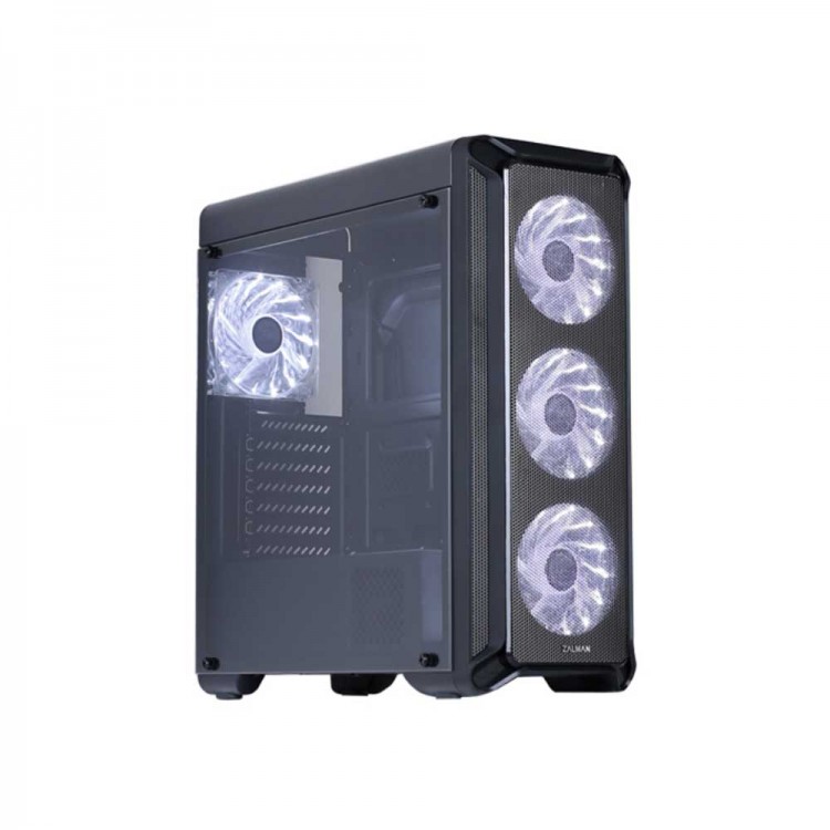 Корпус Zalman I3 без БП, Midi-Tower/ATX, mATX, черный