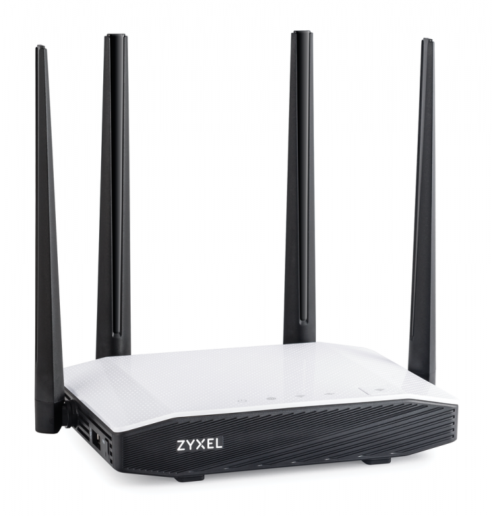 Маршрутизатор Wi-Fi,3G/4G ZyXEL Keenetic Extra II, 4 порта 10/100 Мбит/сек , внешний, белый/черный, 