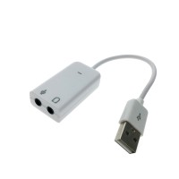 Звуковая карта Espada PAAU003,2.0,USB,внешняя,USB,rtl