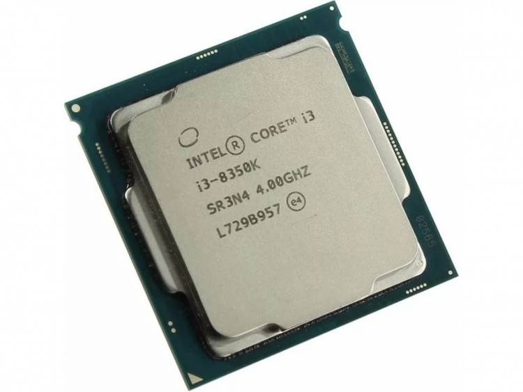 Процессор Intel Core i3 8350K 4 ГГц (s1151 v.2, 8Мб, Intel® UHD 630, 2400 МГц) Coffee Lake oem