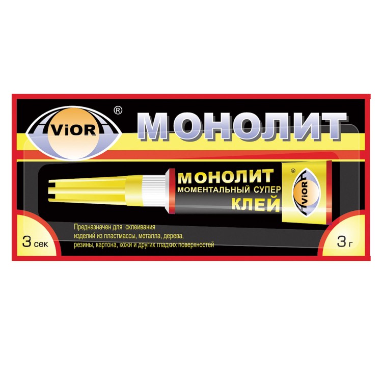 Клей моментальный "Монолит" 3г (403-001)