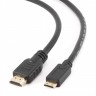 Кабель HDMI-mini HDMI,3м,Cablexpert CC-HDMI4C-10,черный,пакет
