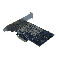 Контроллер AgeStar AS-MC02,PCI-E x1 - 2*M.2(SATA+PCIE),rtl