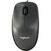 Мышь проводная Logitech M90, серая/черная, оптическая, 1000dpi, USB, rtl