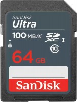 Карта памяти SDXC 64Гб/Class 10/UHS-I,SanDisk Ultra(SDSDUNR-064G-GN3IN)