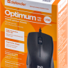 Мышь проводная Defender Optimum MB-160, черная, оптическая, 1000dpi, USB, rtl