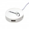 Концентратор USB Gembird UHB-241 4 порта USB 2.0, белый, блистер