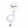 Концентратор USB Gembird UHB-241 4 порта USB 2.0, белый, блистер