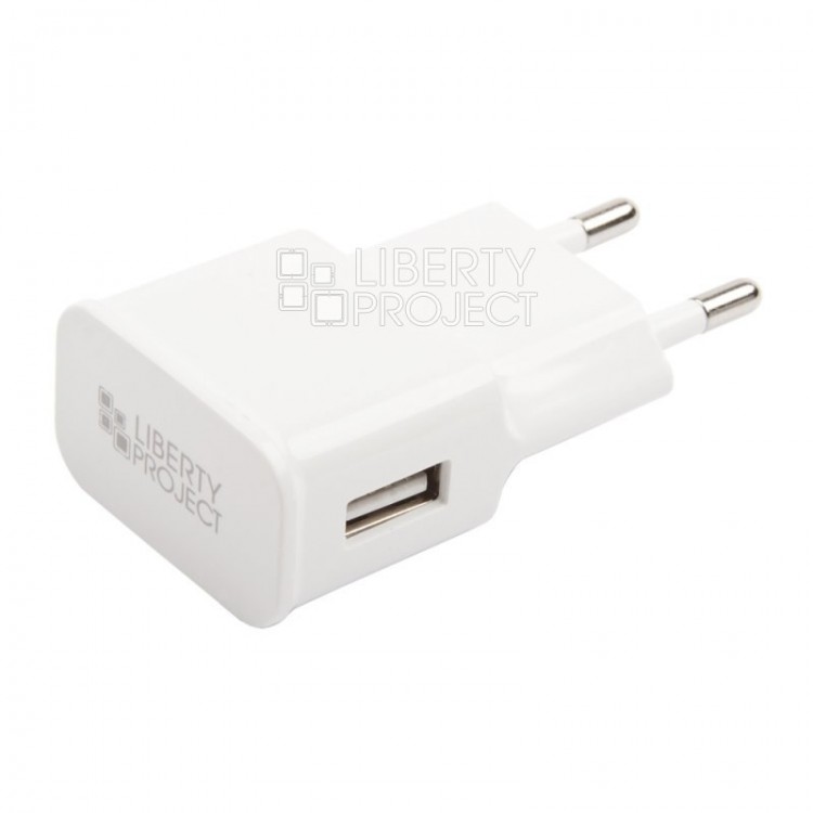 Зарядное устройство Liberty Project Classic Plus, 5-12В/2.1А для USB,Type C, белое, rtl
