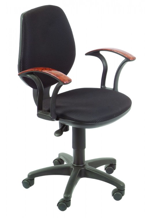 Кресло офисное Бюрократ CH-725AXSN/B JP-15-2, черное, ткань/ткань