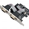 Контроллер   Asia PCIE 2S PCI-E x1 → COM Port x2 OEM (без коробки) 23398