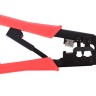 Клещи обжимные Cablexpert T-568R, RJ-45, RJ-12, RJ-11,черные/оранжевые, блистер