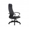 Кресло офисное Метта Комплект 27 CH17831, темно-серое, ткань,сетка/ткань