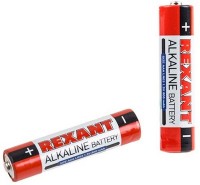 Щелочная батарейка AAA Rexant,1.5В,1шт.(упаковка из 12 шт.),oem