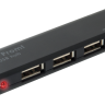 Концентратор USB Defender Quadro Promt 4 порта USB 2.0, черный, блистер
