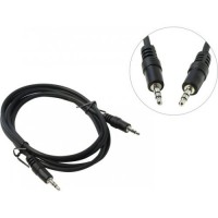 Кабель Jack 3.5"(M)-Jack 3.5"(M),1.5м,Telecom TAV7175-1.5M,черный,oem