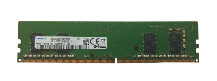 Модуль памяти DIMM DDR4 4Гб, 2666 МГц, 21300 Мб/с, Samsung M378A5244CB0-CTD, oem