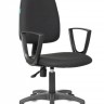 Кресло рабочее компактное Бюрократ CH-1300N/3C11 Престиж+, черное, ткань/ткань
