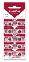 Щелочная батарейка LR754(LR48,AG5,393A) SmartBuy,1.5В,1 шт,oem
