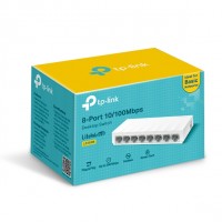 Сетевой коммутатор TP-Link LS1008, 8*10/100 Мбит/сек, внешний, белый, rtl