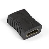 Адаптер проходной HDMI(F)-HDMI(F),Exegate EX-HDMI-FFC,черный,пакет