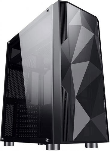 Корпус Formula F-3401 V1 без БП, Midi-Tower/ATX, mATX, черный