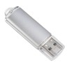 Накопитель USB 2.0 ,16Гб Perfeo E01,серебристый, металл