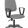 Кресло рабочее компактное Бюрократ CH-1300N/3C1 Престиж+, серое, ткань/ткань