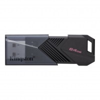 Накопитель USB 3.2, 64Гб Kingston Data Traveller Exodia Onyx DTXON/64GB,черный, пластик
