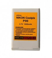 АКБ д/фотоаппарата,Prolife P90(аналог EN-EL5), 3,7В/1000мАч, для Nikon CoolPix 3700, 4200, 5200, 590