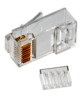 Коннектор RJ-45 Neomax P88RB03V2I(со вставкой),прозрачный, oem