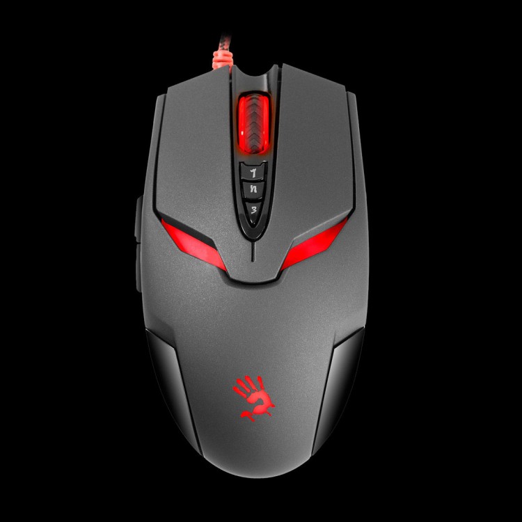 Мышь игровая A4Tech Bloody V4M, черная, оптическая, 3200dpi, USB, rtl