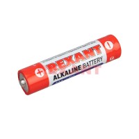 Щелочная батарейка AAA Rexant,1.5В,1шт.(упаковка из 24 шт.),oem
