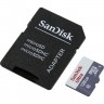 Карта памяти(+адаптер) microSDXC 128Гб/Class 10/UHS-I,SanDisk Ultra(SDSQUNS-128G-GN6TA)