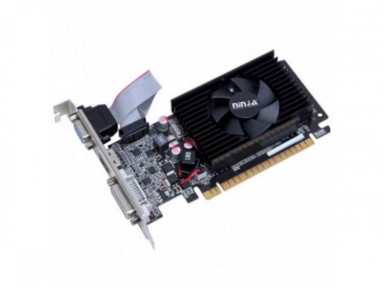 Видеокарта Sinotex Ninja AHR523013F AMD Radeon R5 230 625МГц PCI-E 2.0 1Гб 1333МГц 64 бит DVI-D,HDMI,VGA AHR523013F