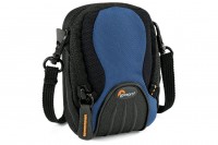 Чехол для фотоаппарата Lowepro Apex 10 AW, черный/голубой, текстиль, 11,0 х 5,2 х 8,5 см, 