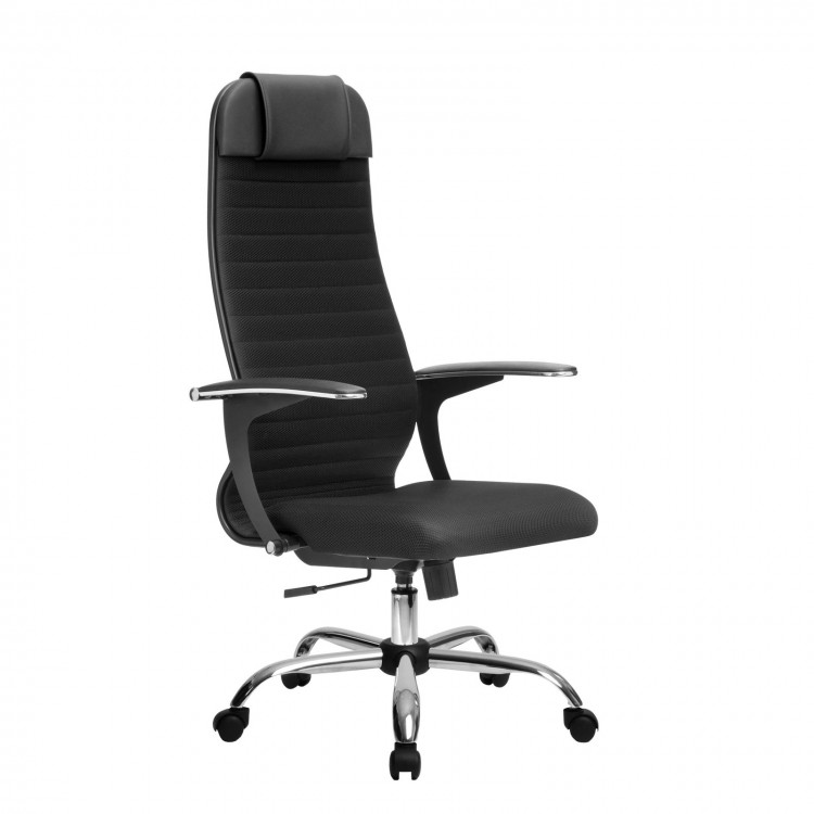 Кресло офисное Метта Комплект 22 CH17833, черное, ткань/ткань