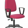 Кресло рабочее компактное Бюрократ CH-1300N/3C18 Престиж+, бордовое, ткань/ткань