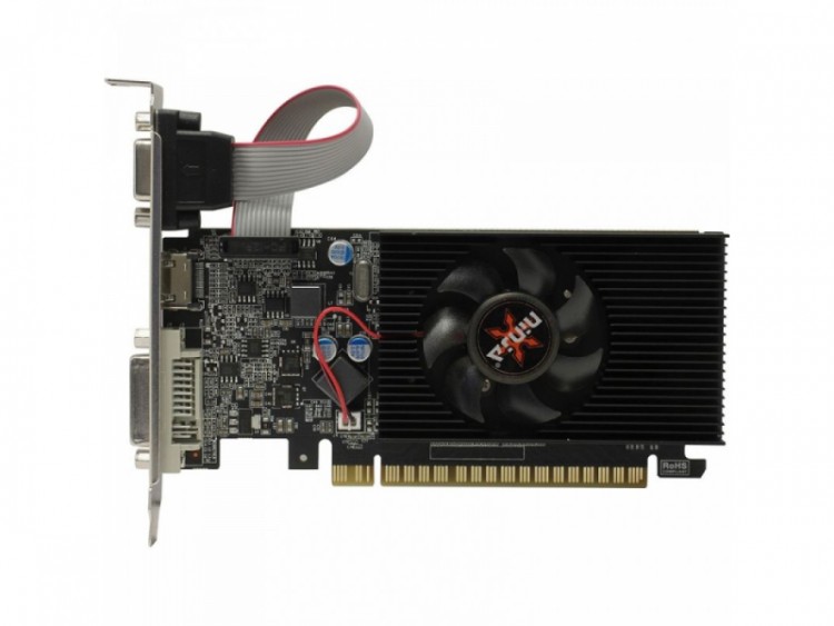 Видеокарта Sinotex Ninja NK61NP013F NVidia GeForce GT610 810МГц PCI-E 2.0 1Гб 1330МГц 64 бит DVI-I, HDMI, VGA NK61NP013F