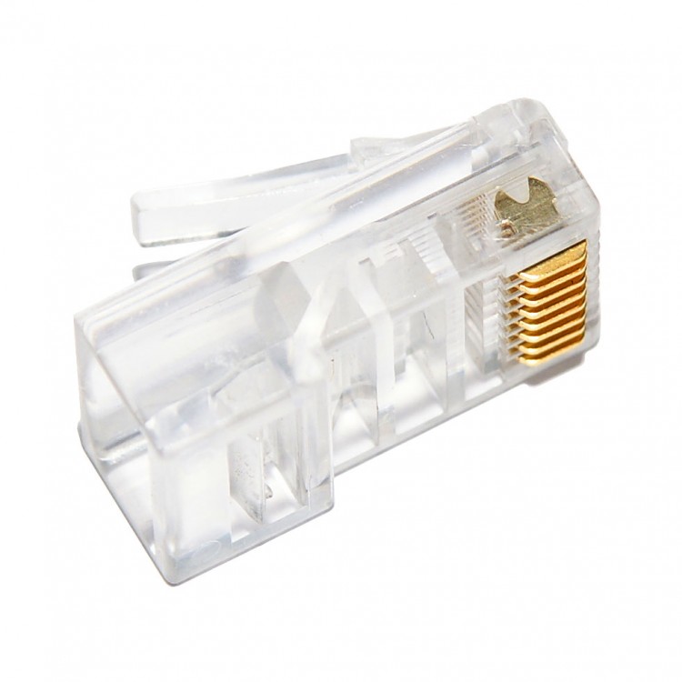 Коннектор RJ-45 Cablexpert LC-8P8C-001,прозрачный, oem