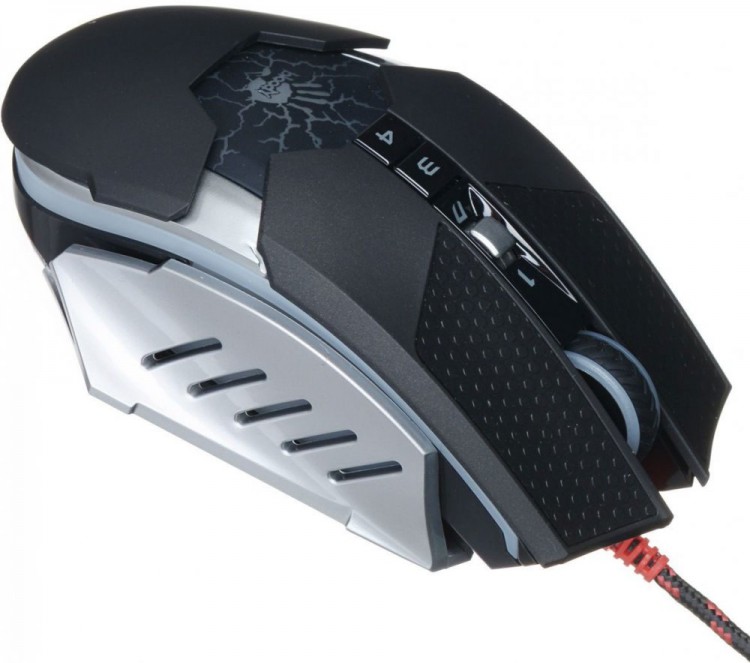 Мышь игровая A4Tech Bloody T50 Winner, черный/серый, оптическая, 4000dpi, USB, 