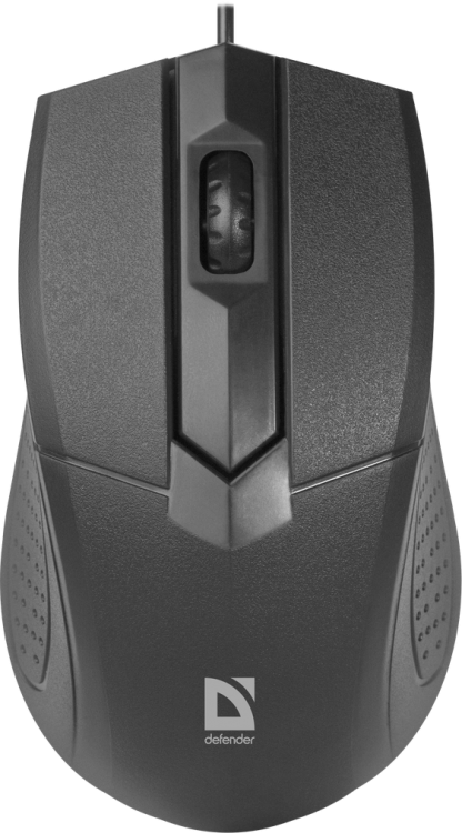 Мышь проводная Defender Optimum MB-270, черная, оптическая, 1000dpi, USB, rtl